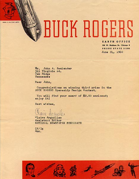 Buck Rogers Letter