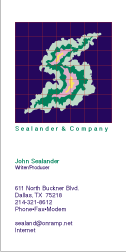 Sealander & Company business card